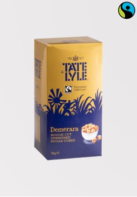 Tate and Lyle Demerara Rough Cut Sugar Cubes 1x1kg Tate and Lyle Demerara Rough Cut Sugar Cubes 1x1kg
